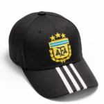 Argentina Three Star Cotton Cap (Black)