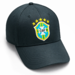 Brazil Five Star Cotton Cap (Black)