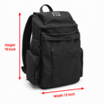 Premium Travel Backpack with Security Lock & Waterproof Cover - Image 3