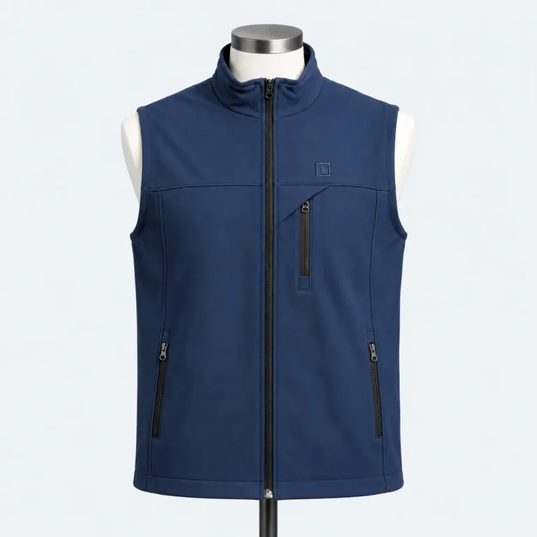 Sleeveless Winter Vest For Men’s – Navy Blue