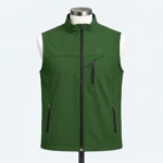 Sleeveless Winter Vest For Men’s – Olive