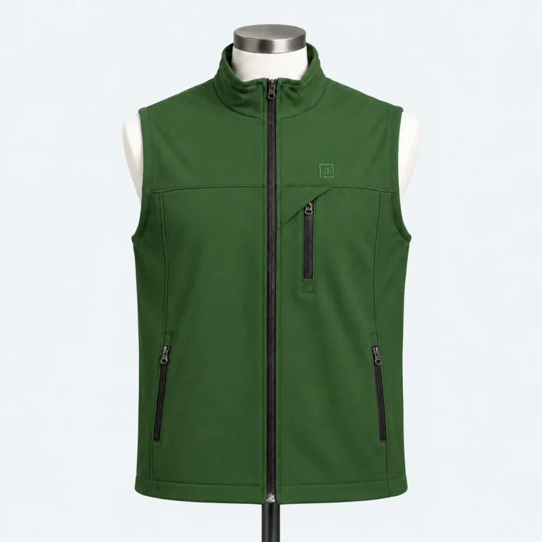 Sleeveless Winter Vest For Men’s – Olive