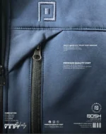 Cutting Sew Blue Vest For Men's - Image 5