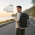 WAYGO 35L Travel Backpack with Lock & Waterproof Cover - V1 - Image 3
