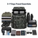 POSH 35L Family Travel Backpack – Organized Packing View