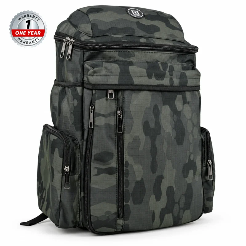 POSH Camo Travel Backpack 35L with Waterproof Cover – V2
